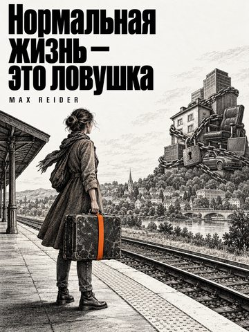 Обложка: Нормальная жизнь — это ловушка